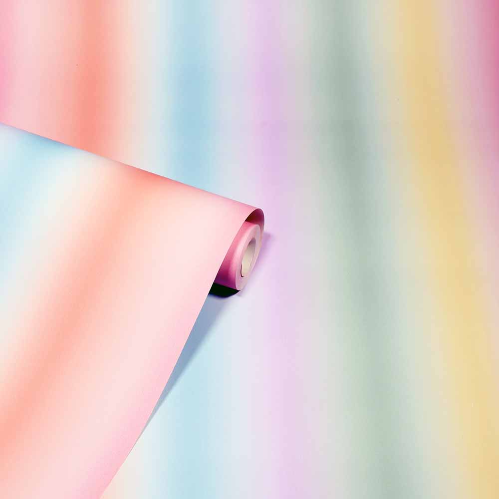 Arthouse Rainbow Stripe Multi Wallpaper Image 2