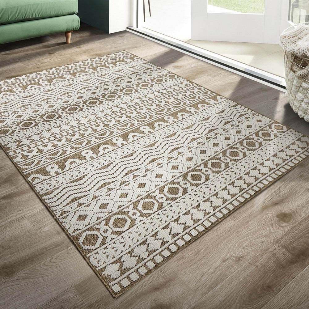 Origins Atlas Graphic Coffee Rug 120 x 170cm Image 6