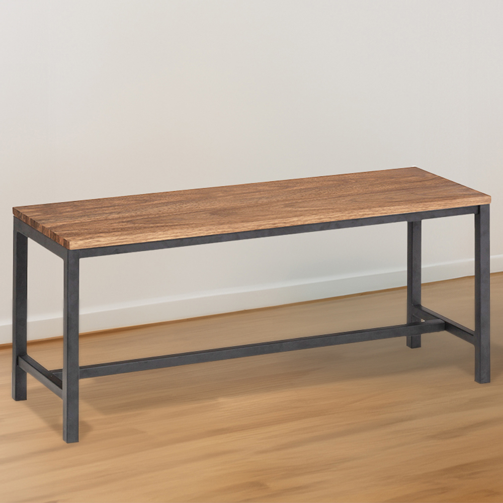 Julian Bowen Tribeca 2 Seater Walnut Dining Bench Image 1