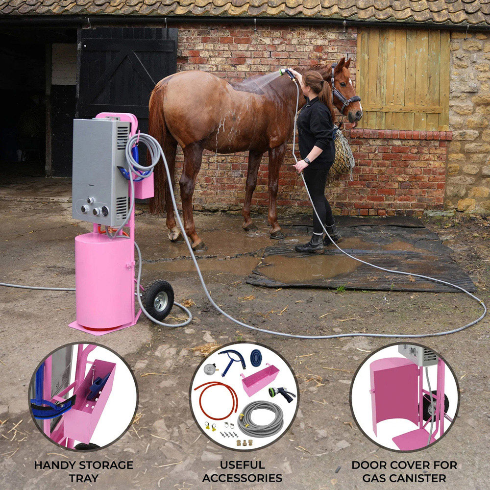Monstershop Deluxe Pink Portable Horse Shower Image 4