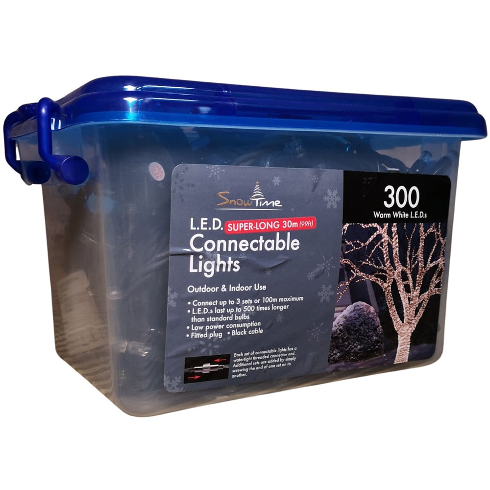 Samuel Alexander 300 LED 30m Warm White Snowtime Christmas Lights Image 2