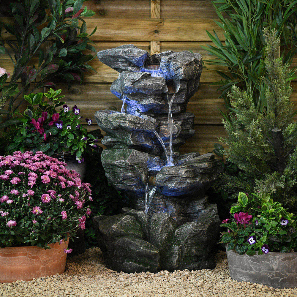 Garden Gear Cascading Rock Water Fall Water Feature Image 2