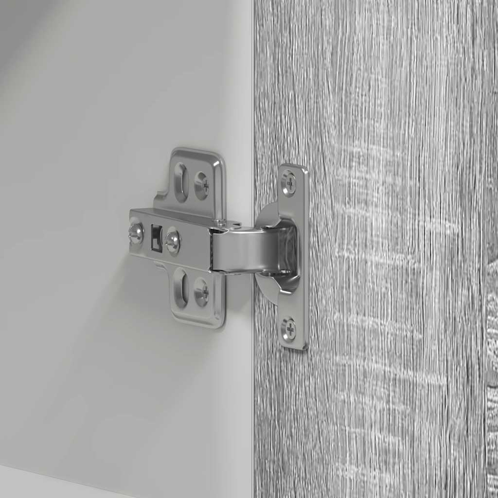 vidaXL Lyon 2 Door Grey Sonoma Hanging Cabinet Image 4