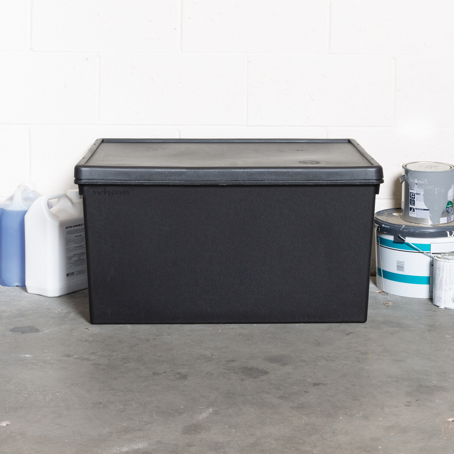 Wham Bam Storage Box Black 150l Image 1