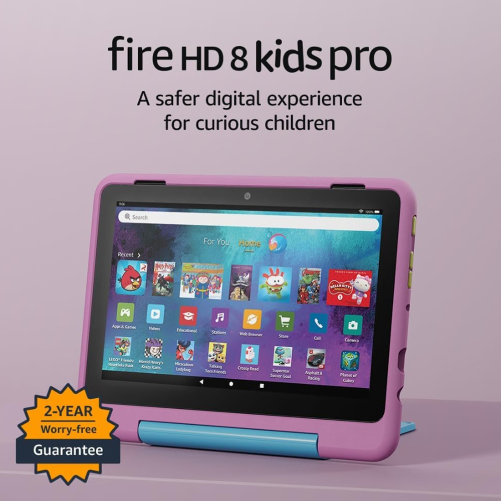 Amazon Fire HD Pro 8 inch 32GB Kids Tablet Jungle Cat Image 2