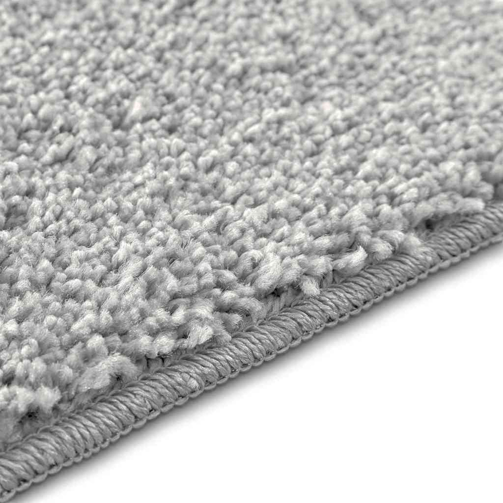 vidaXL Grey Anti-Slip Bath Mat 60 x 90cm Image 5