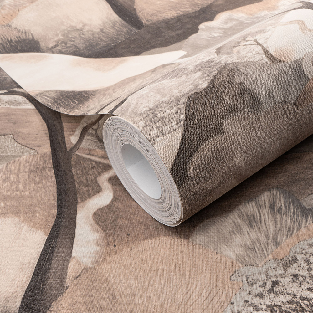 Erismann Tree Landscape Beige Vinyl Wallpaper Image 3