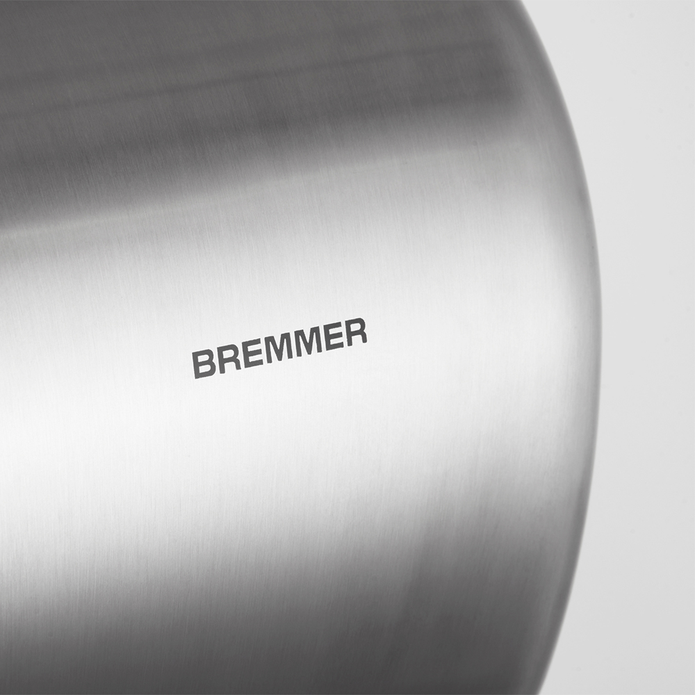 Bremmer Generic Turbo Brushed Steel Hand Dryer Image 4