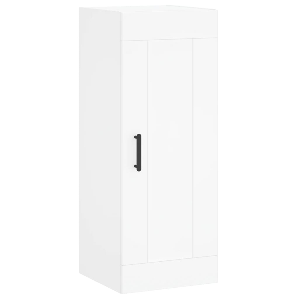 vidaXL Single Door 3 Drawer White Highboard Image 8