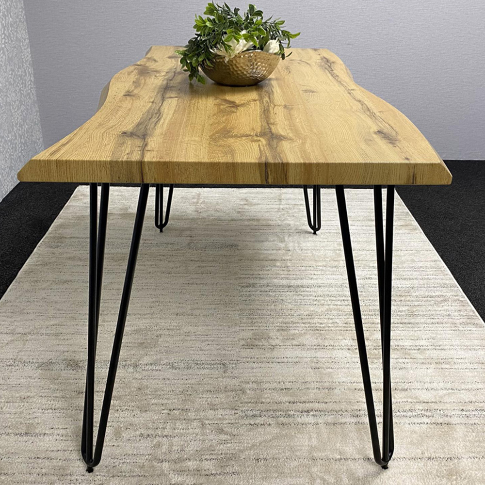 Kosy Koala 4 Seater Rustic Brown Dining Table Image 3