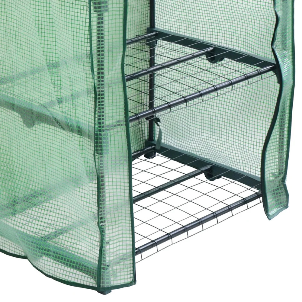 MonsterShop 4 Tier Greenhouse with PE Cover Image 3