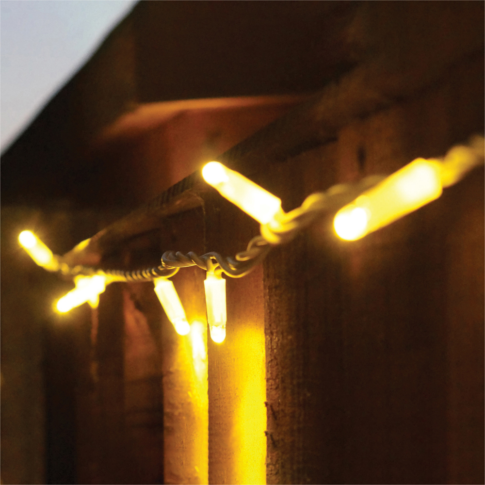 Eagle Connect Warm White LED White String Light 85m Image 1