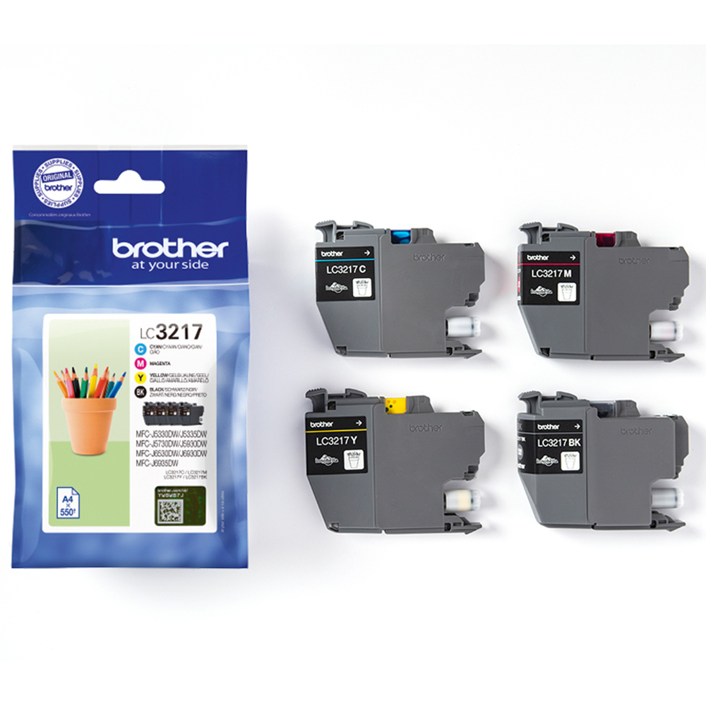 Brother LC3217VAL Value Pack Inkjet Cartridge Image 2