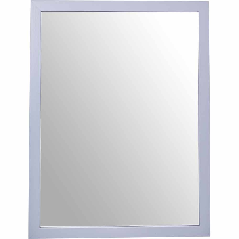 Wilko Mirror Grey 12x16 Image 1