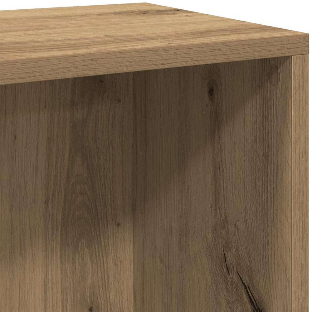vidaXL 5 Shelf Artisan Oak Bookcase Image 8