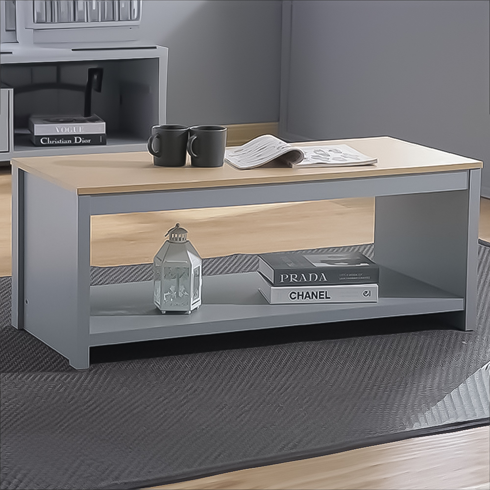 Brooklyn Grey and Oak Coffee Table Image 1