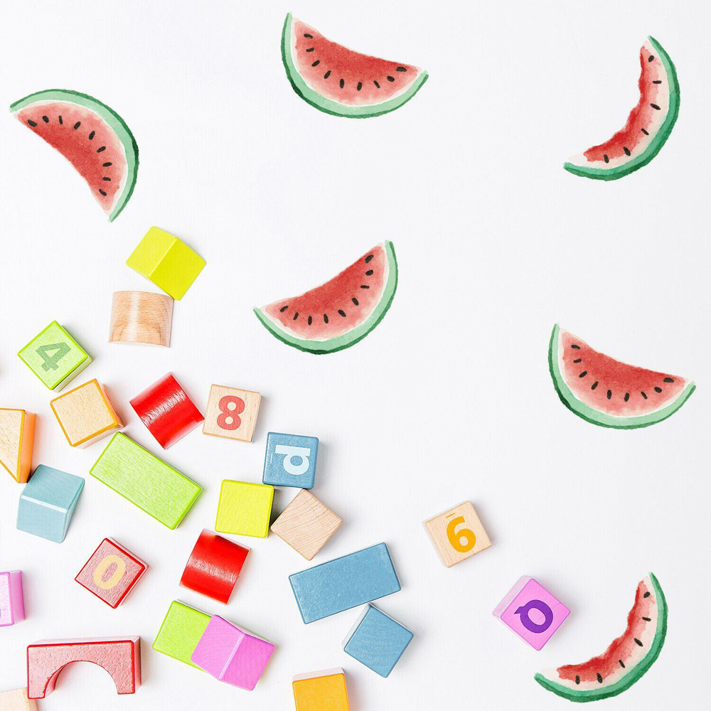 Walplus Kids Watermelon Slices Self Adhesive Wall Stickers Image 4