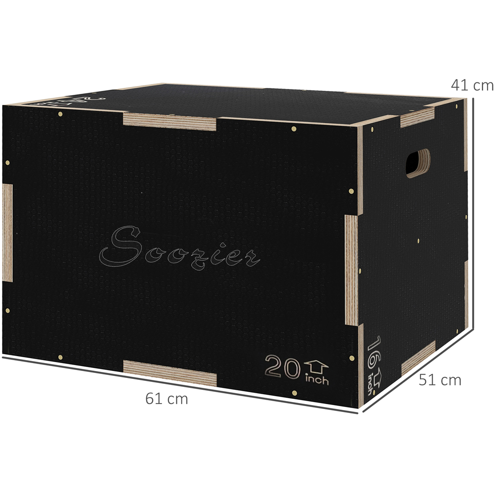 SPORTNOW 3 in 1 Wooden Anti Slip Plyometric Jump Platform Image 7