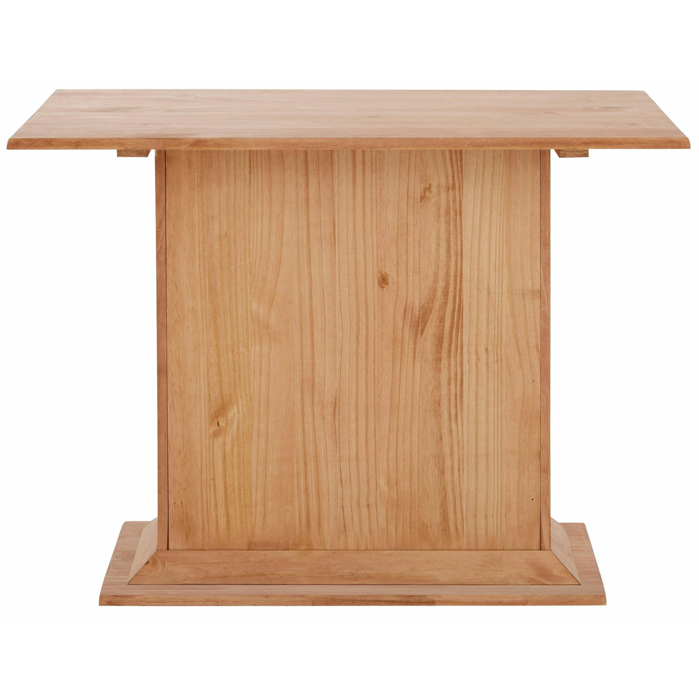Loft24 Sara 4 Seater Solid Pine Fixed Top Dining Table Image 3