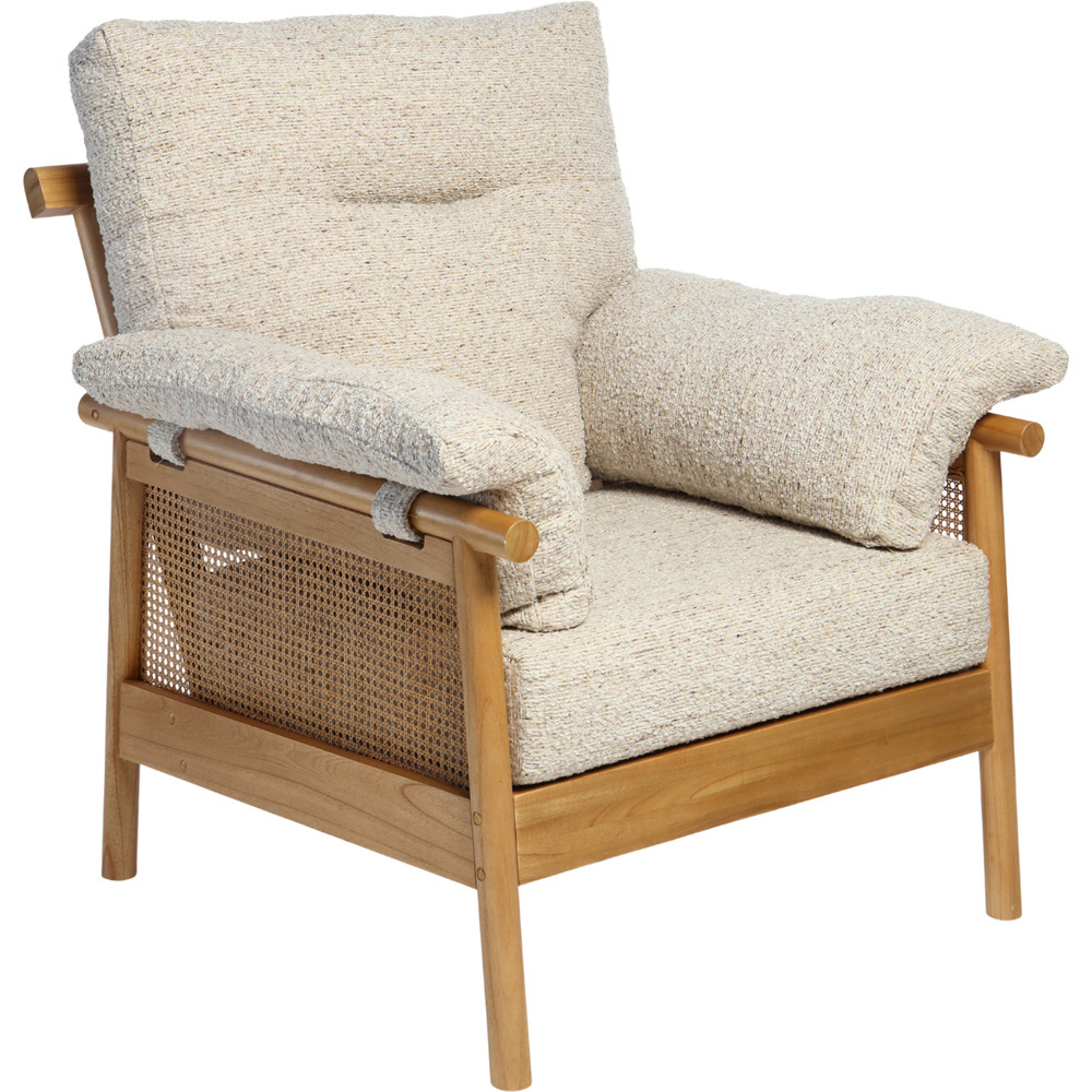 Desser Mindi Light Oak Natural Rattan Sutton Armchair Image 2