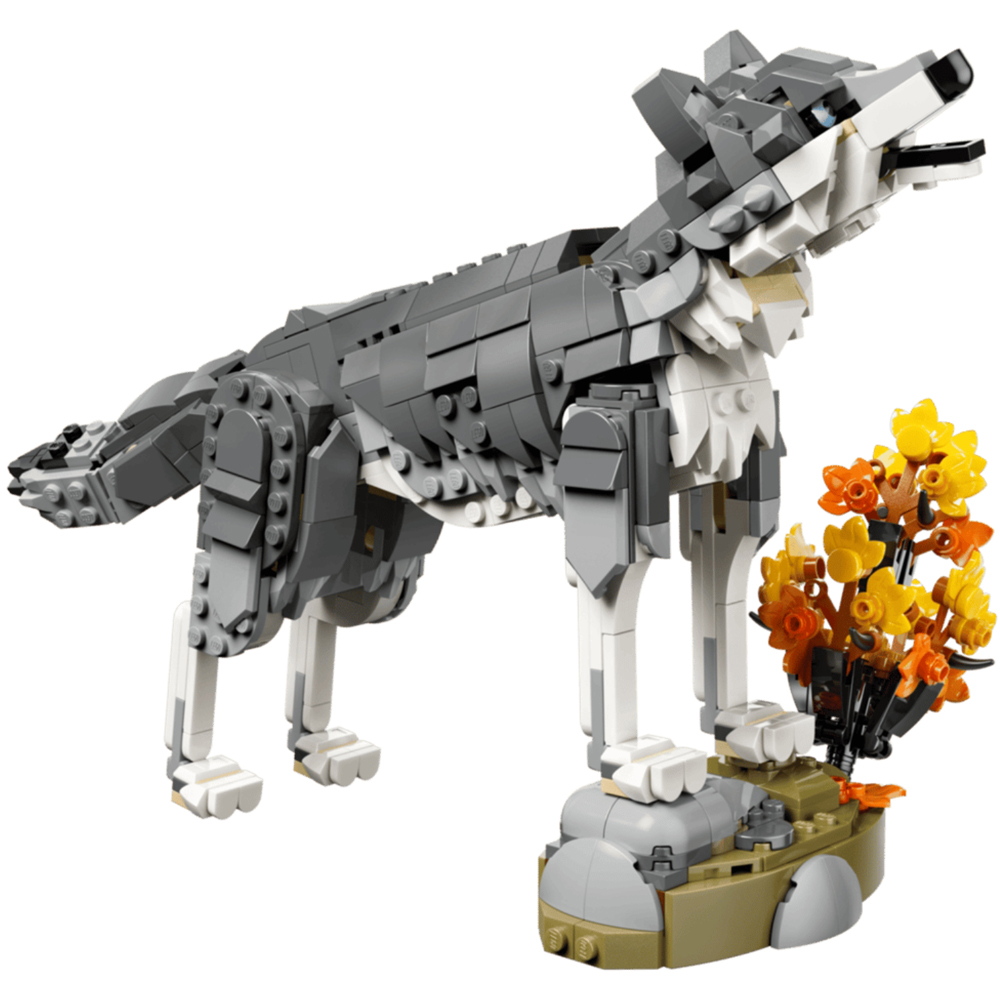 LEGO Creator 31393 Forest Animals Wolf Building Set 657 Piece Image 2