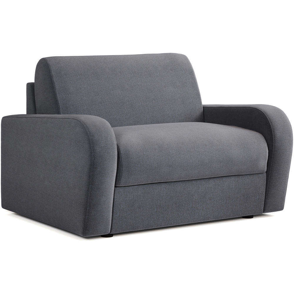 Jay-Be Deco Brushed Twill Admiral Snuggler Sofa Bed with e-Sprung Mattress Image 2