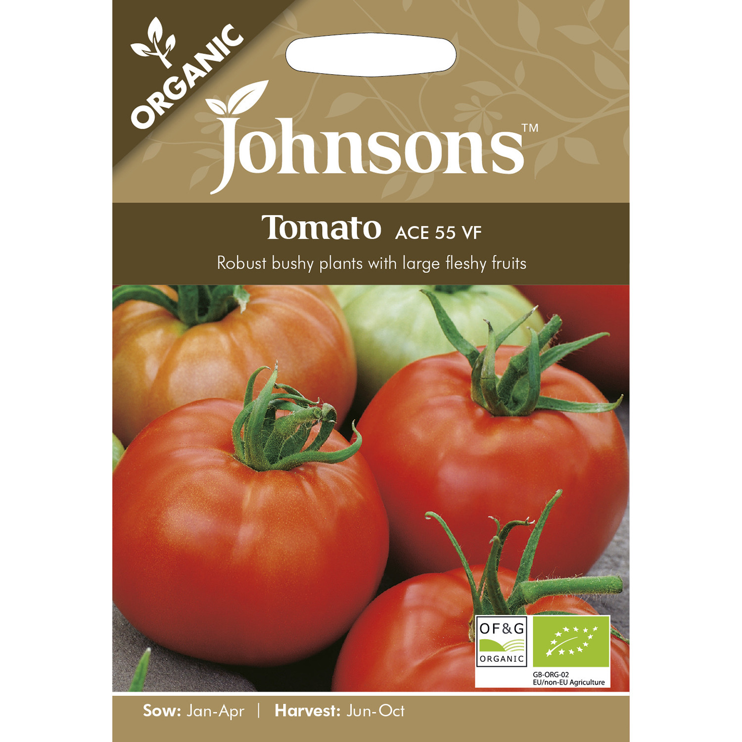 Johnsons Ace 55 VF Tomato Seeds Image 2