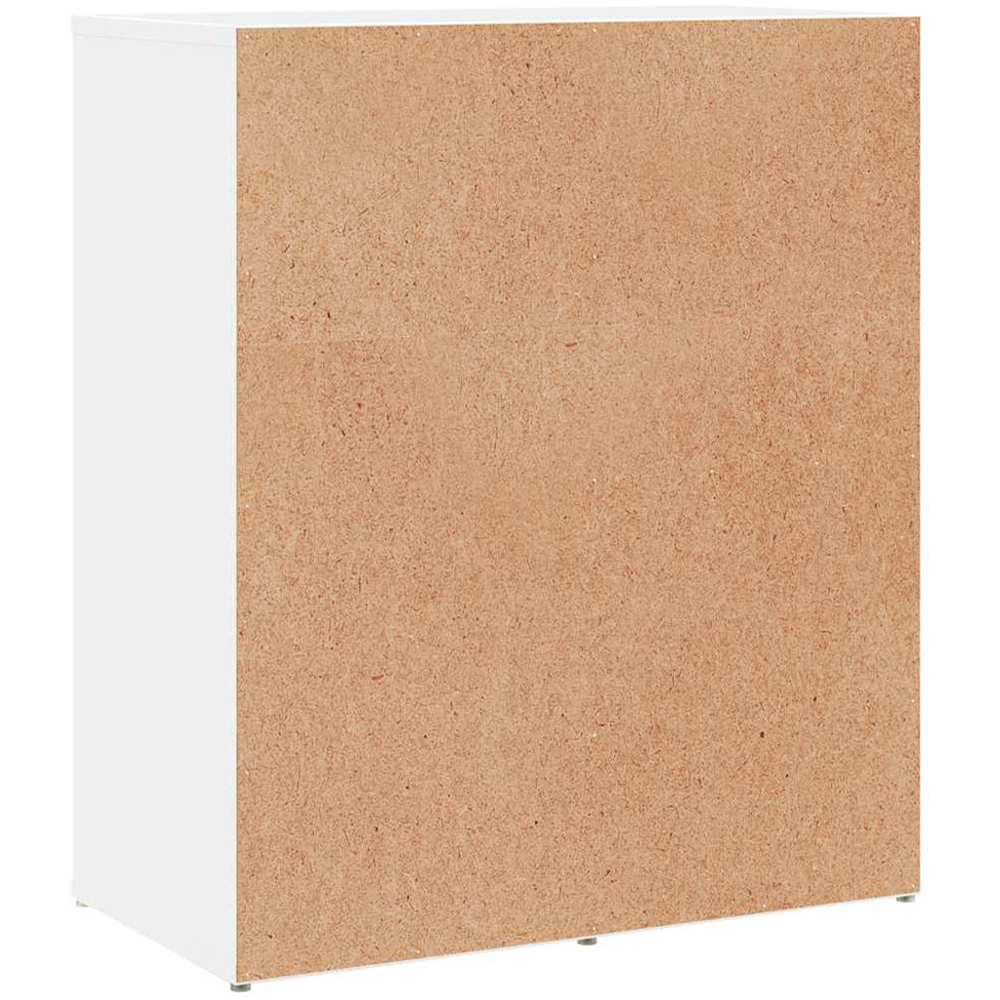 vidaXL 2 Door 2 Drawer White Sideboard Image 7