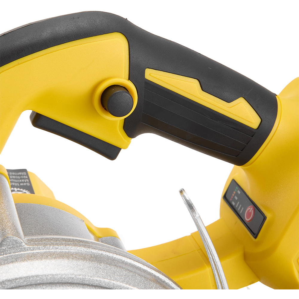 Living and Home GT140114 18V Yellow Cordless Electric Circular Saw 127mm Image 4