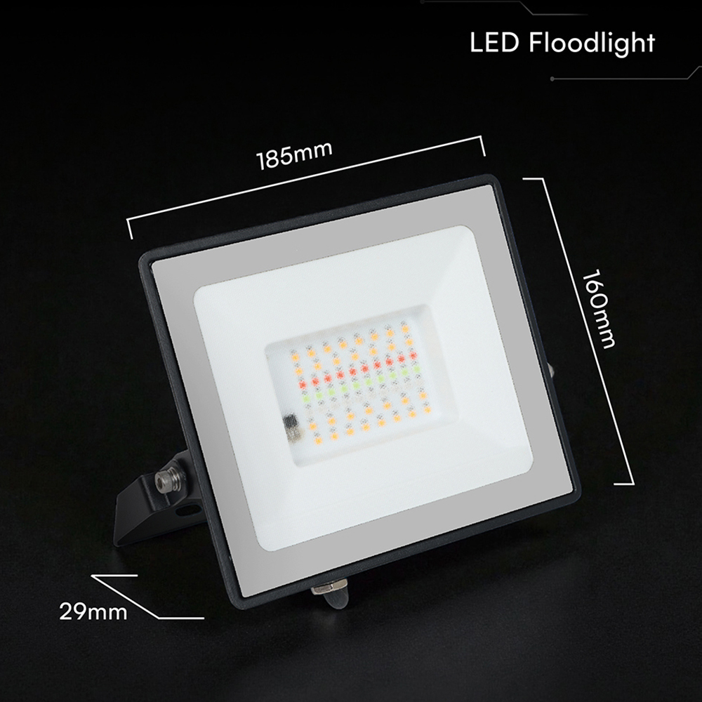 V-TAC 30W RBG and White LED Colour Changing Floodlight Image 9