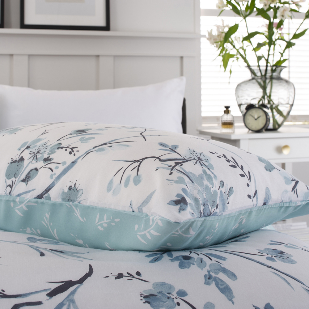 Deyongs Cherry Blossom King Size Blue Duvet Set Image 2