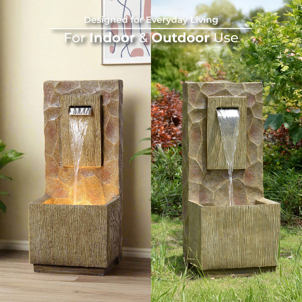 Teamson Home Brown Waterfall Fountain 81cm Image 9