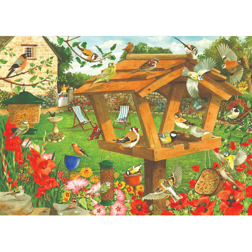 The House of Puzzles Strictly for The Birds Big 250 Piece Jigsaw Puzzle Image 1