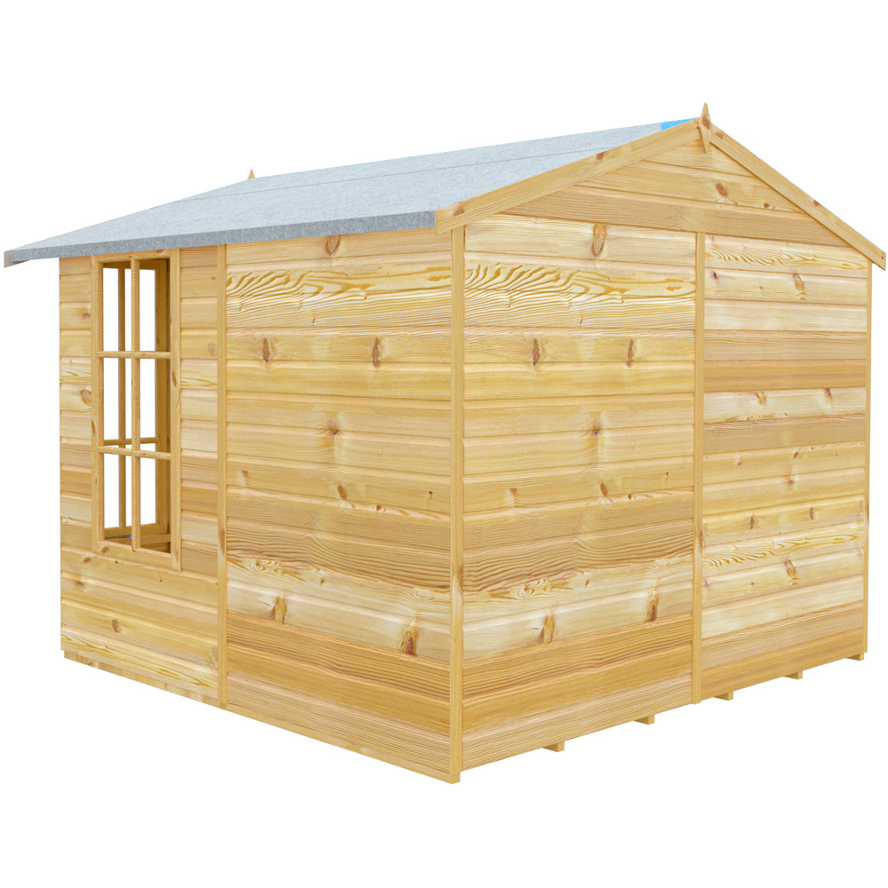 Shire Delmora 8 x 8ft Double Door Traditional Summerhouse Image 3