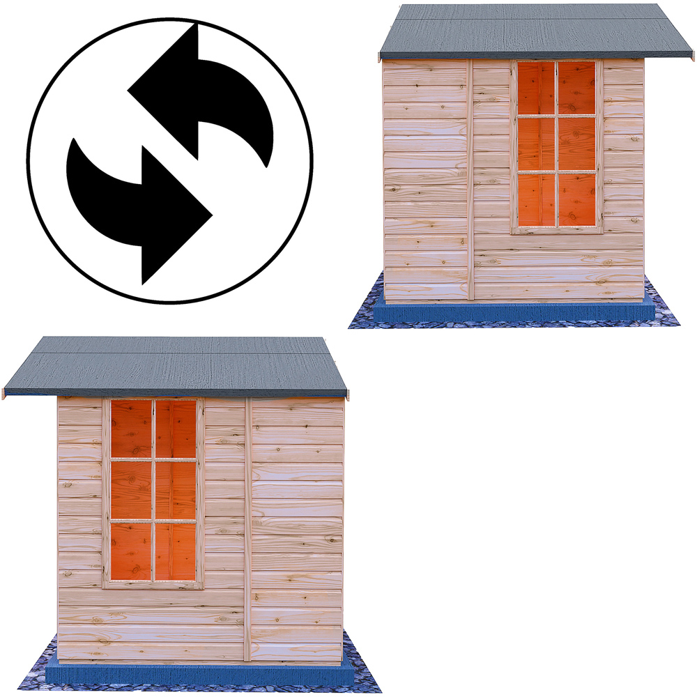 Shire Delmora 8 x 6ft Apex Garden Summerhouse Image 4