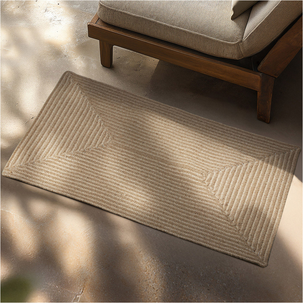 tectake Easy Care Woven Rug 90 x 60 x 0.5cm Image 2