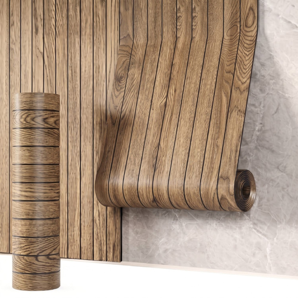 Walplus Rustic Pine Wood Grain Texture Wall Sticker 260 x 40cm Image 4