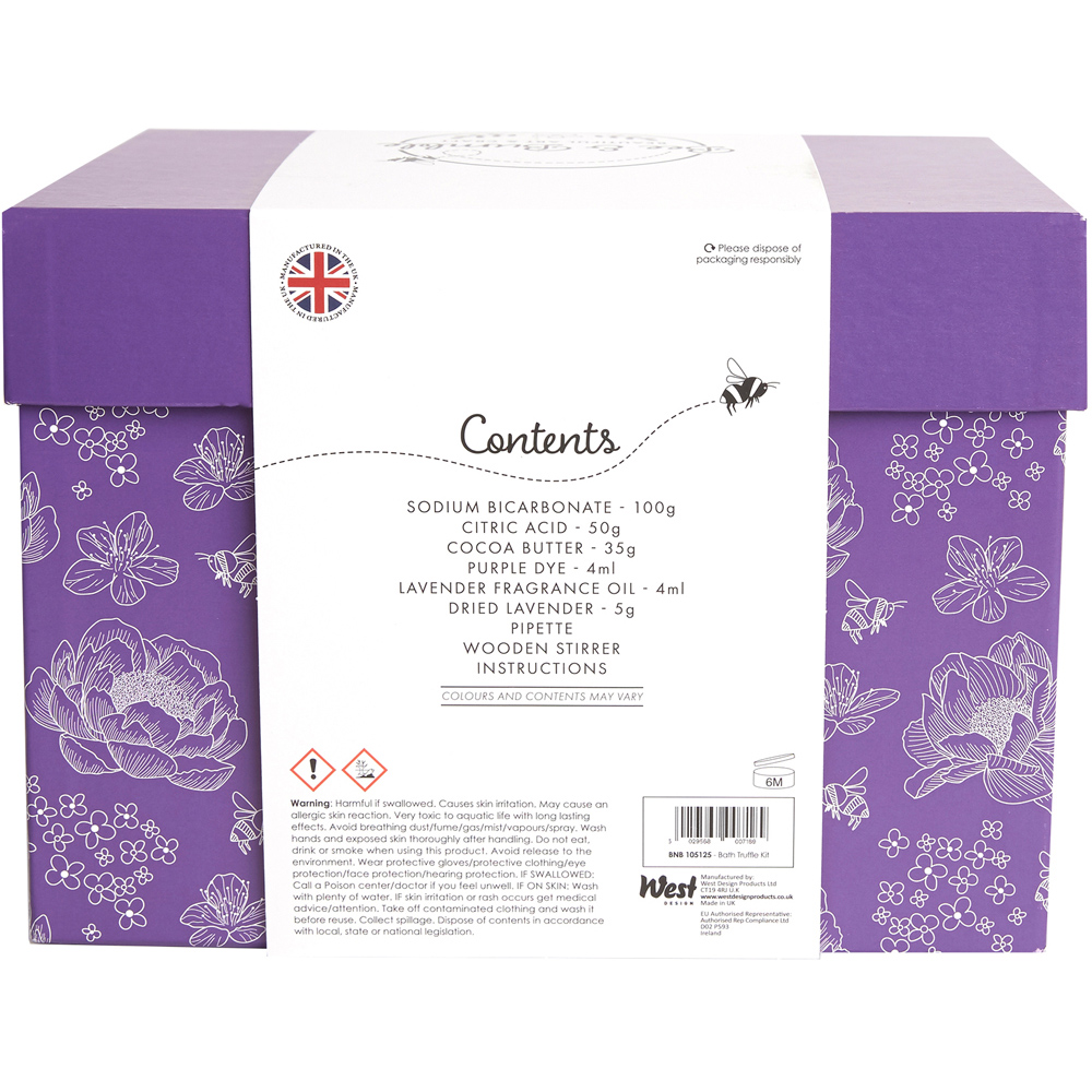 Bee & Bumble Lilac Bath Truffle Craft Kit Image 4