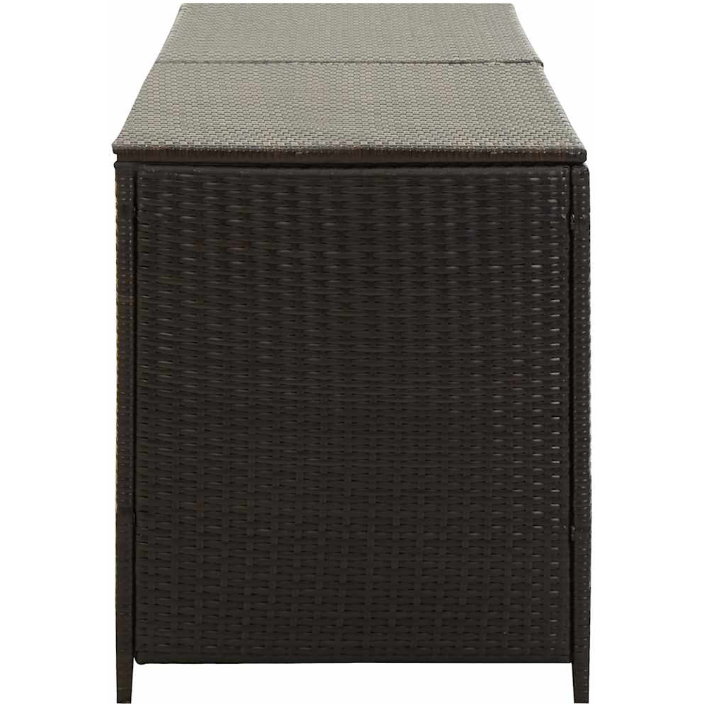 Walplus 200 x 50 x 60cm Brown Poly Rattan Garden Storage Box Image 6