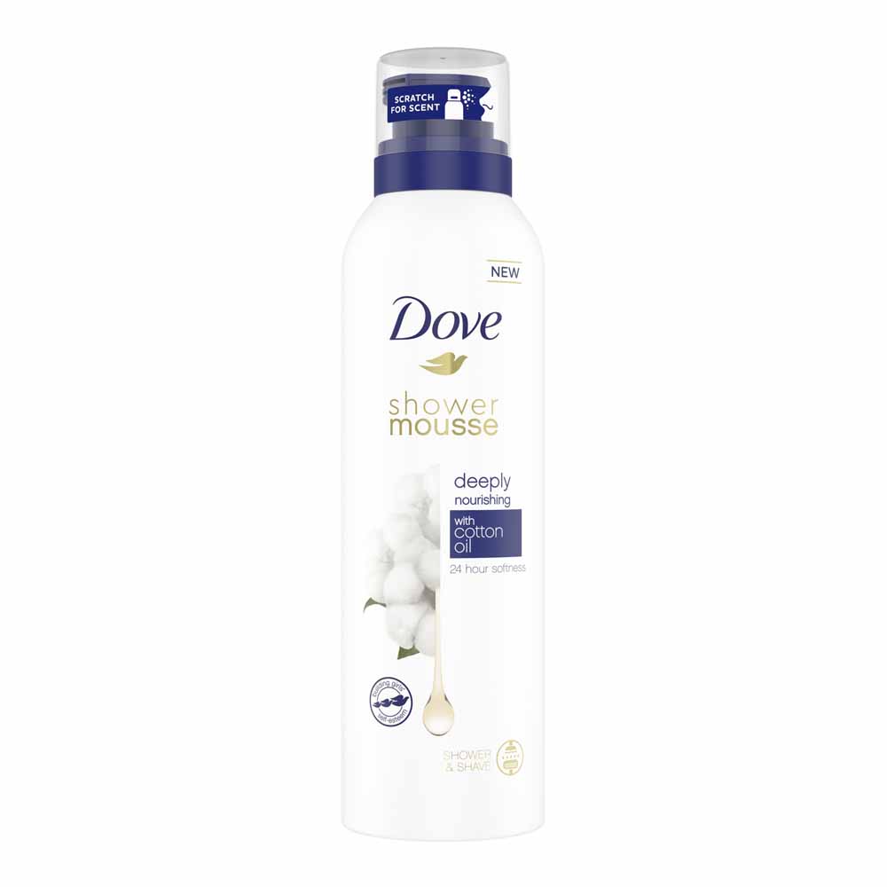 Dove Shower Mousse Deeply Nourish 200ml Wilko