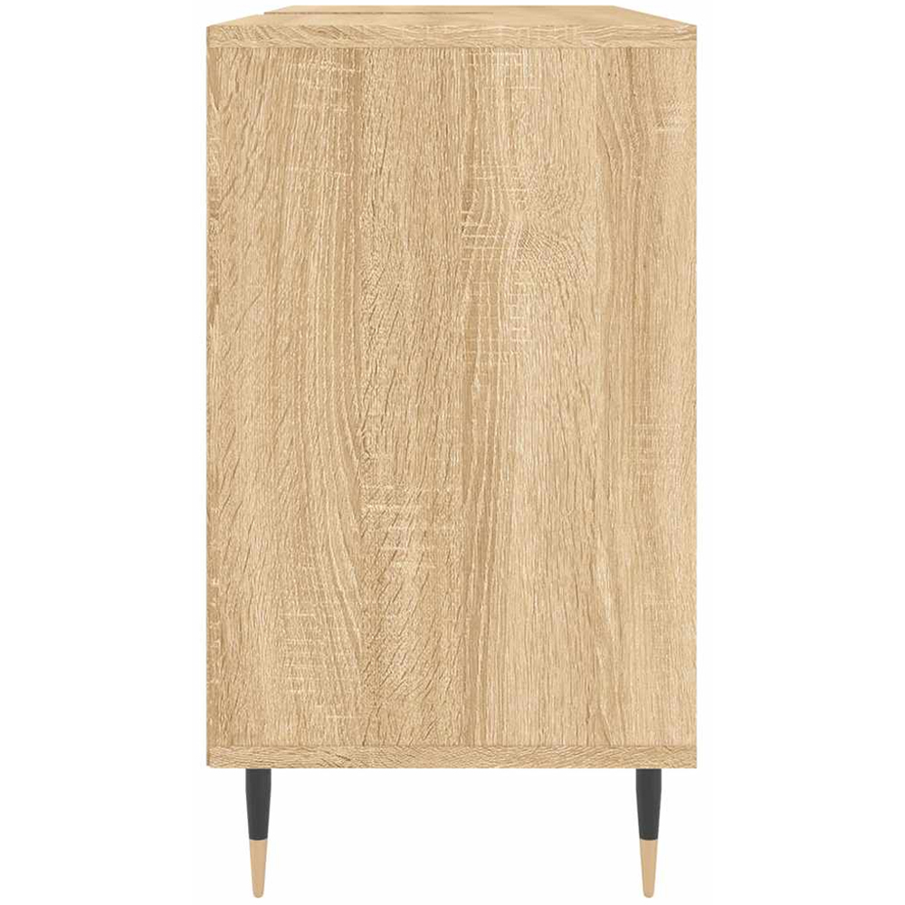 vidaXL Single Door 4 Shelf Sonoma Oak Bathroom Cabinet Image 7