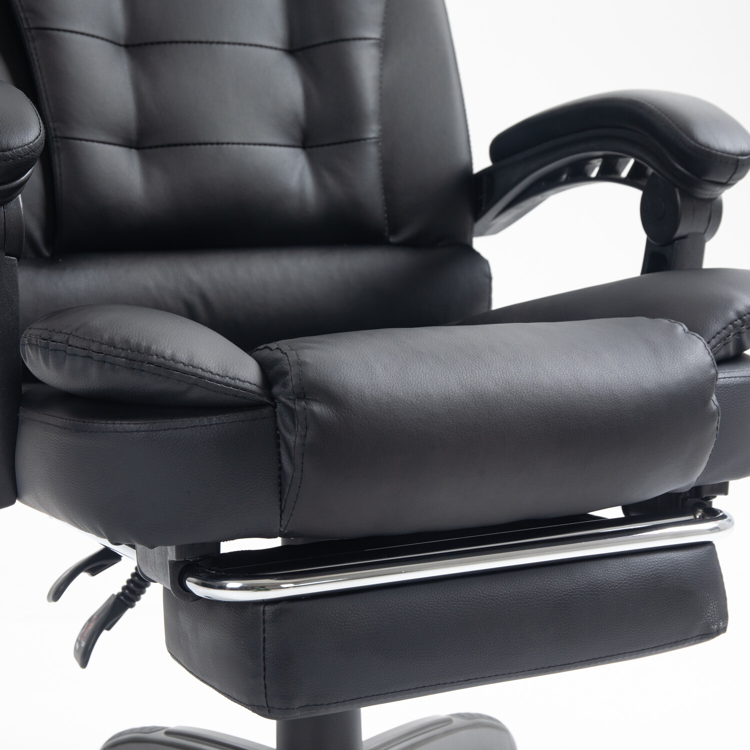Heated Massage Chair - Black Image 2