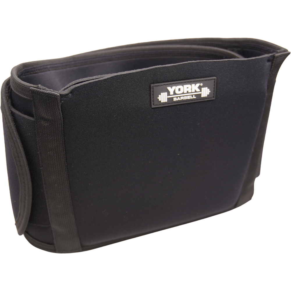 York Black Barbell Adjustable Lumbar Support with Pad Image 3