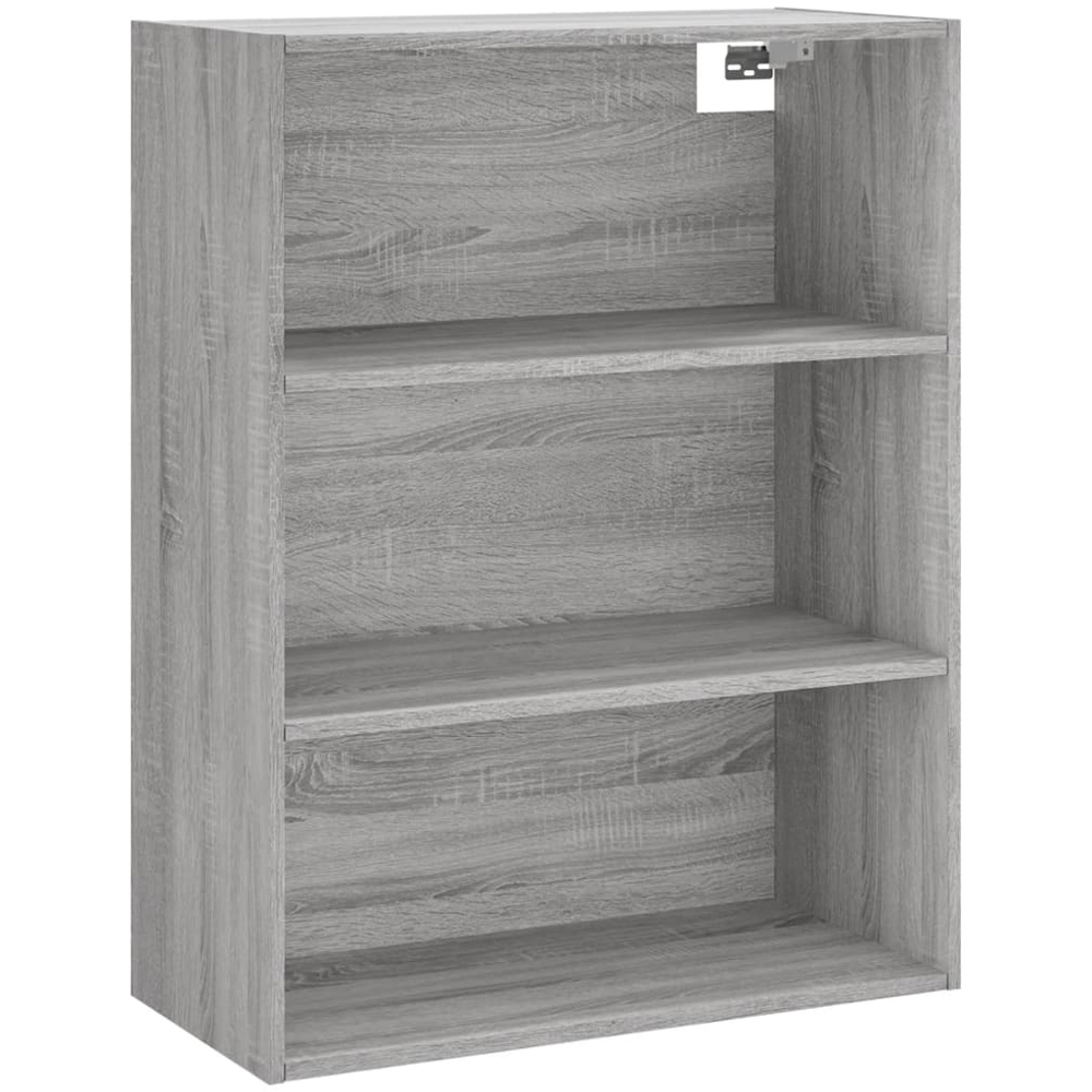 vidaXL Single Glass Door 3 Drawer 3 Shelf Grey Sonoma Tall Highboard Image 5