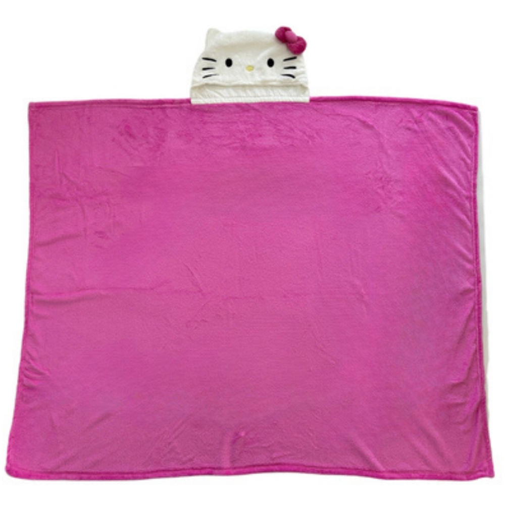 LYO Hello Kitty Rose 3D Cosplay Hooded Blanket 120 x 150cm Image 3