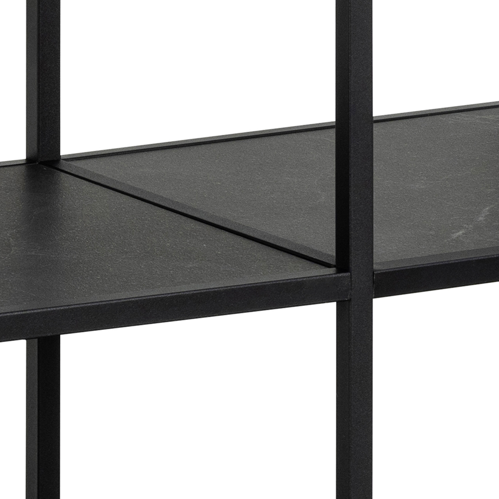 Florence Strington 2 Shelf Black Bookcase Image 6