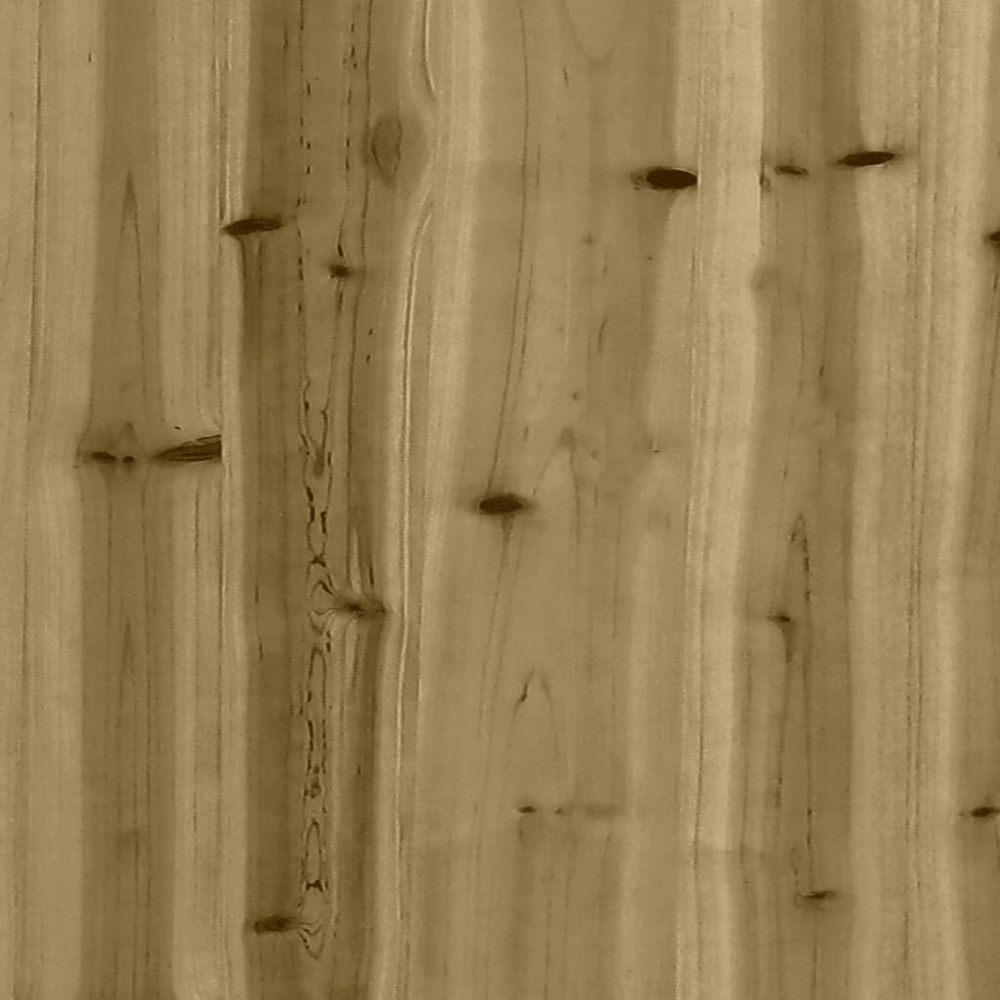 vidaXL Brown Pine Wood Raised Garden Bed 70 x 50 x 200cm Image 7
