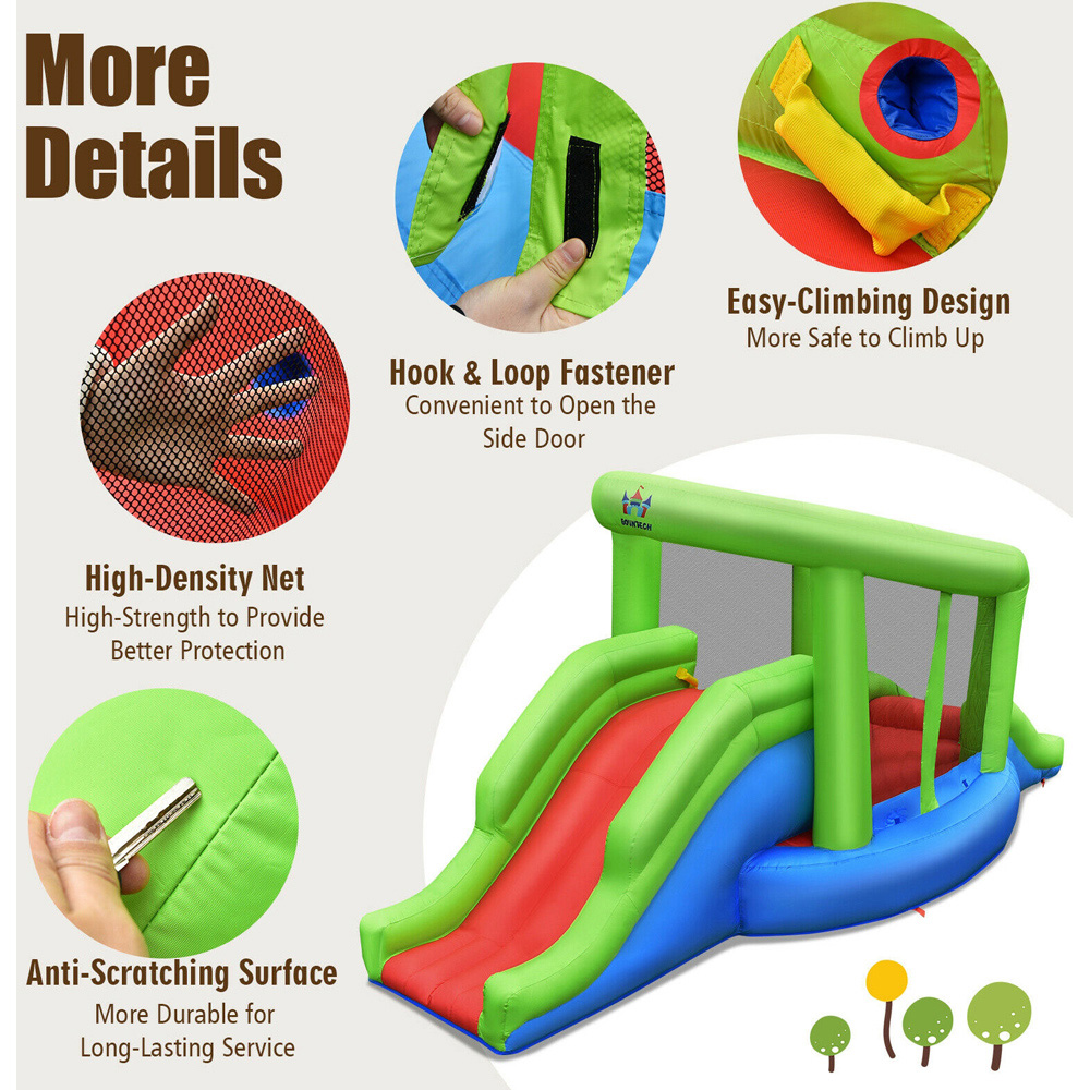 Costway Kids Inflatable Bouncy Castle Image 7