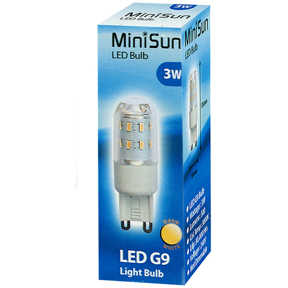 ValueLights 10 Pack G9 3W LED Warm White 3000K Capsule Light Bulbs Image 3