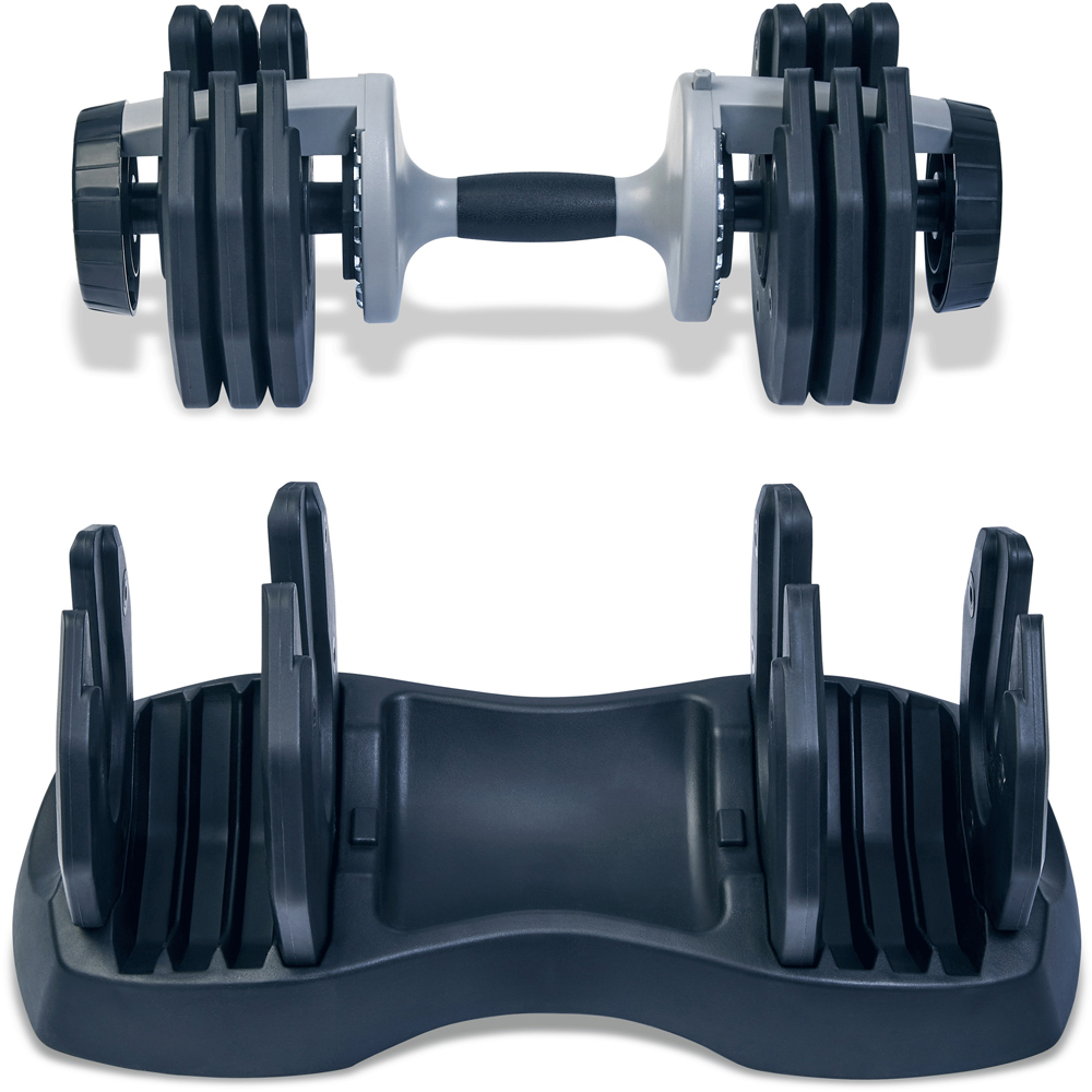 Strongology Urban25 Black and Grey Adjustable Smart Dumbbell 2.5 to 25kg Image 2